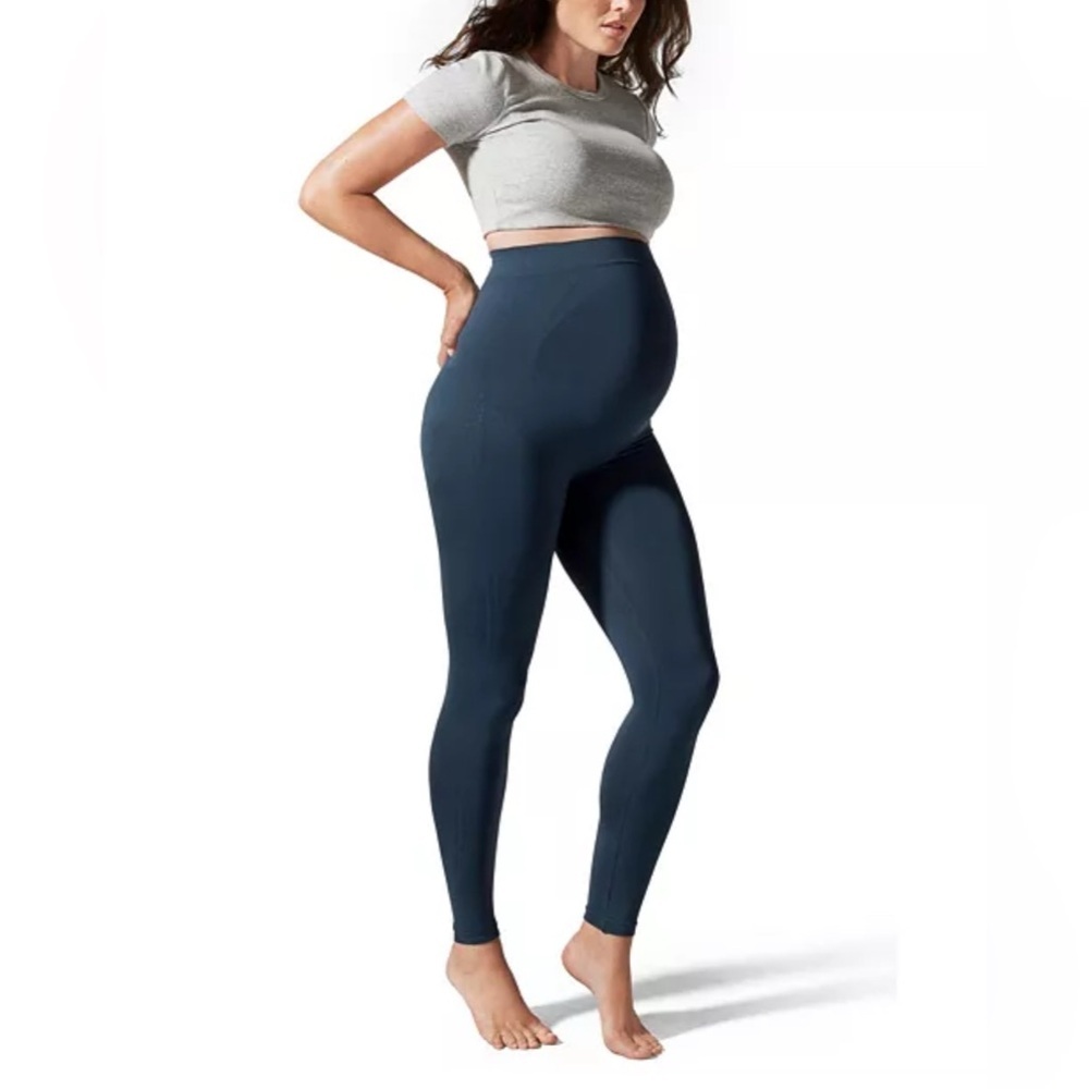 BLANQI Everyday Maternity Full Belly Support Leggings Large